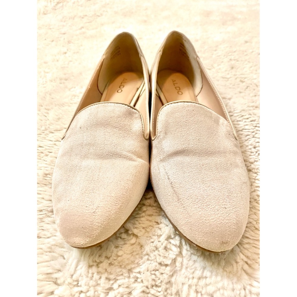 Aldo beige flats size 7